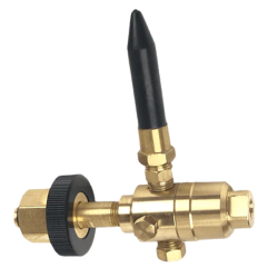 Adaptador para garrafa de hélio