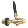 Helium tank adapter