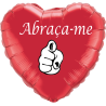 45cm Abraça-me Heart Balloon
