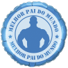Balão de 45cm Melhor pai do Mundo