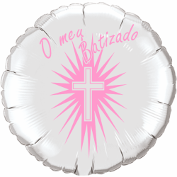 Globo de 45cm o Meu Batizado