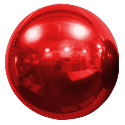 Balão Espelho de 40cm Vermelho