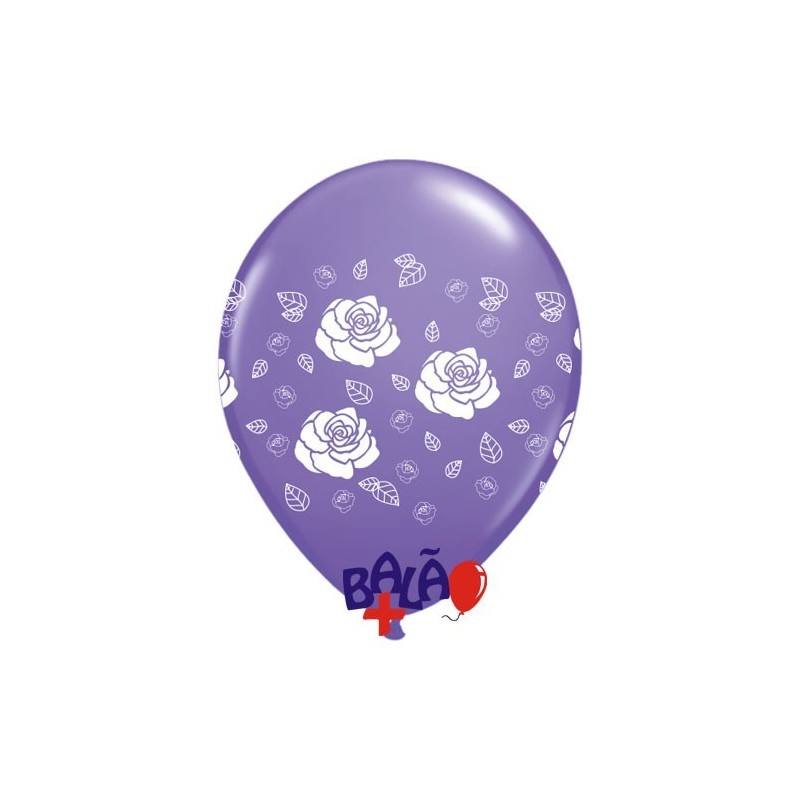 Balão 30cm Rosas