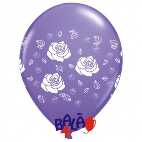 Globo 30cm Rosas