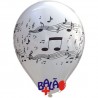 Globo 30cm notas musicales