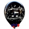 Globo 30cm notas musicales