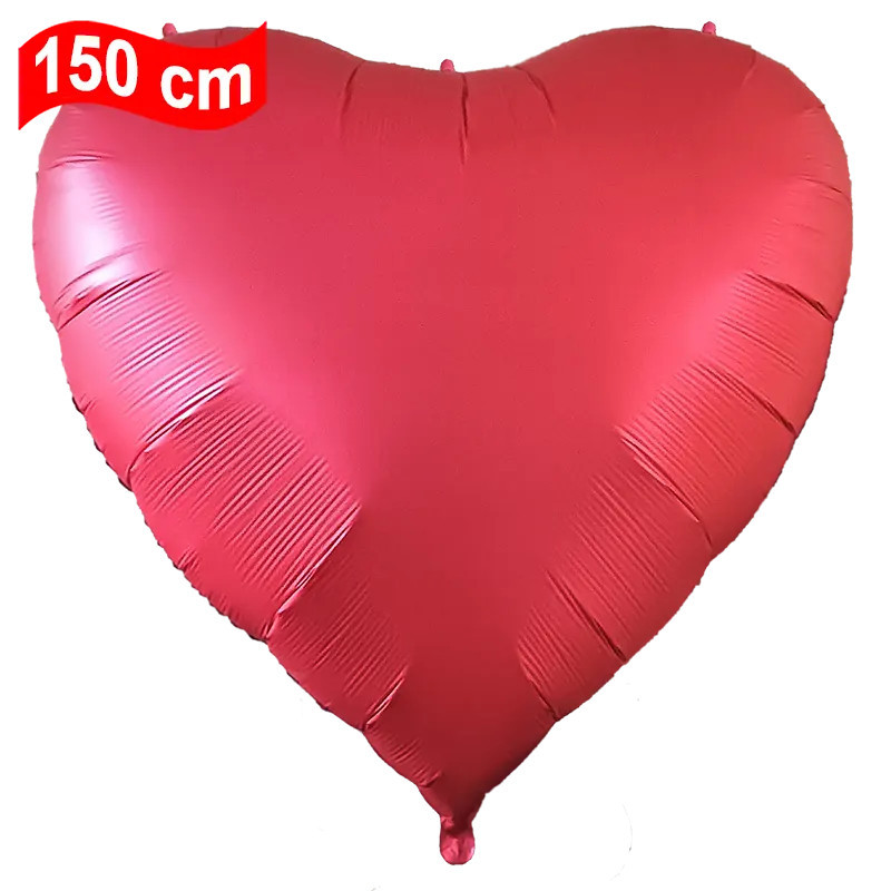 150cm Heart Red Foil Balloon