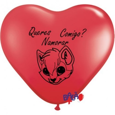 Heart Balloon 30cm QNC Gata