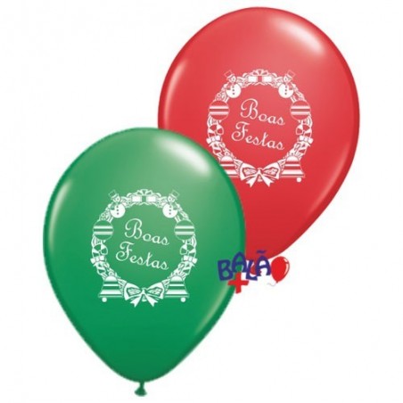 Balão 12'' Boas Festas