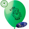 Santa Claus Balloon with Feliz Natal - 12"