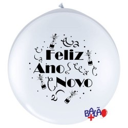 Balão Gigante 90cm Feliz Ano Novo
