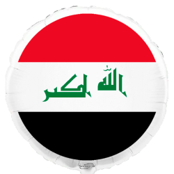 Balão de 45cm Bandeira da Iraque