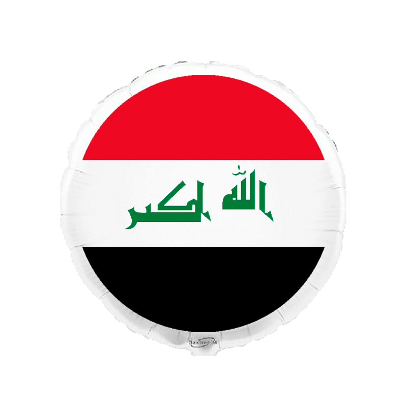 Globo Bandera de Irak