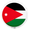 Jordanian Flag Balloon