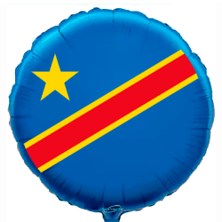 Balão Bandeira da Republica Democrática do Congo