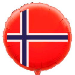 Globo Bandera de Noruega
