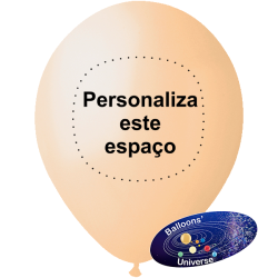 30cm Blush Balloon Custom Print 1 color on 1 side