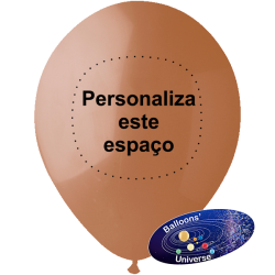 26cm Moca Balloon Custom Print 1 color on 1 side