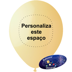 26cm Mustard Balloon Custom Print 1 color on 1 side
