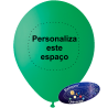 26cm Dark Green Balloon Custom Print 1 color on 1 side