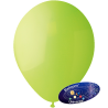 Globo verde lima de 13 cm.
