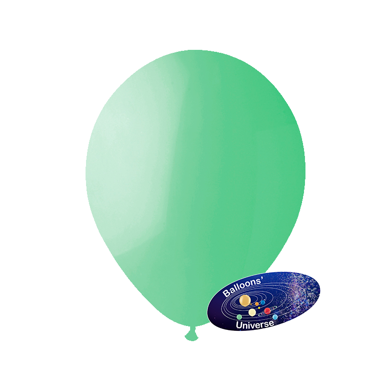 Globo verde menta de 13 cm