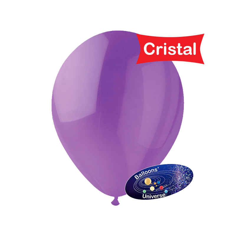 Globo 26cm Purpura Cristal