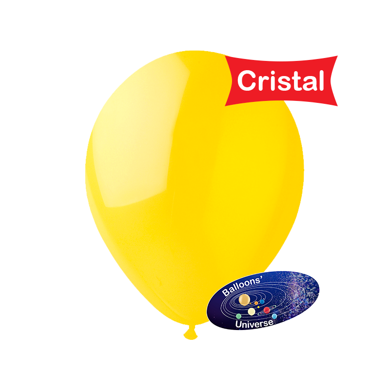 Globo Amarillo Cristal 26cm