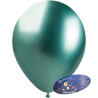 15cm Chrome Green Balloon