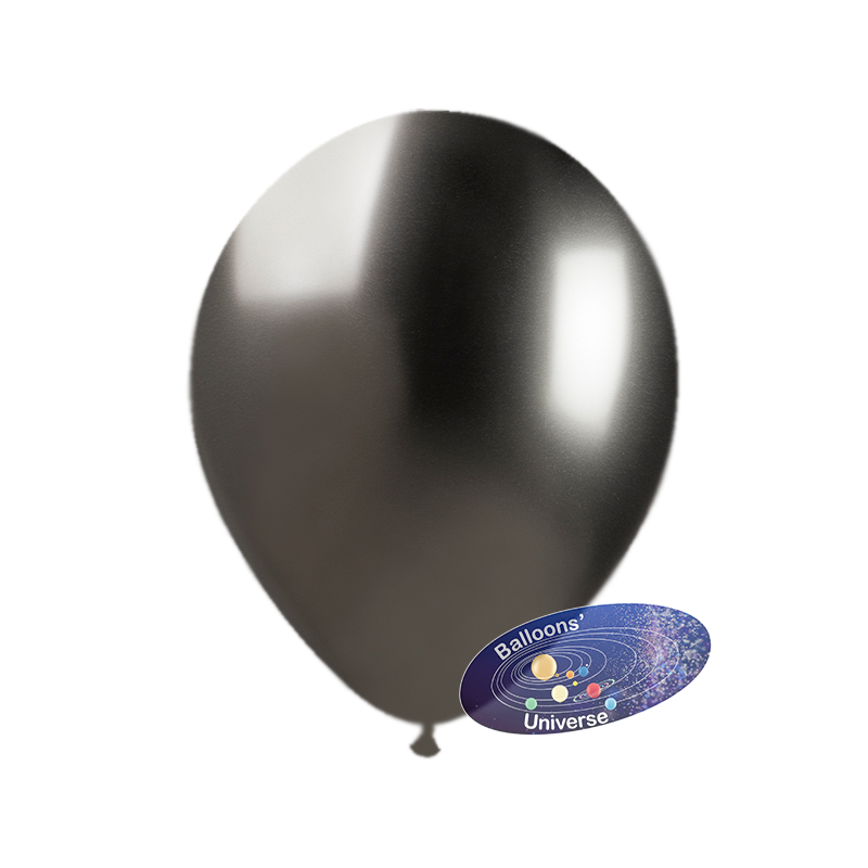 15cm Chrome Grey Balloon