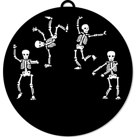 Peso para Globos de Helio Esqueleto 17g – Especial Halloween y Fiestas Temáticas