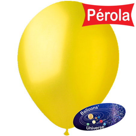 30cm Perl Yellow Balloon