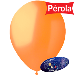 13cm Pearl Orange Balloon