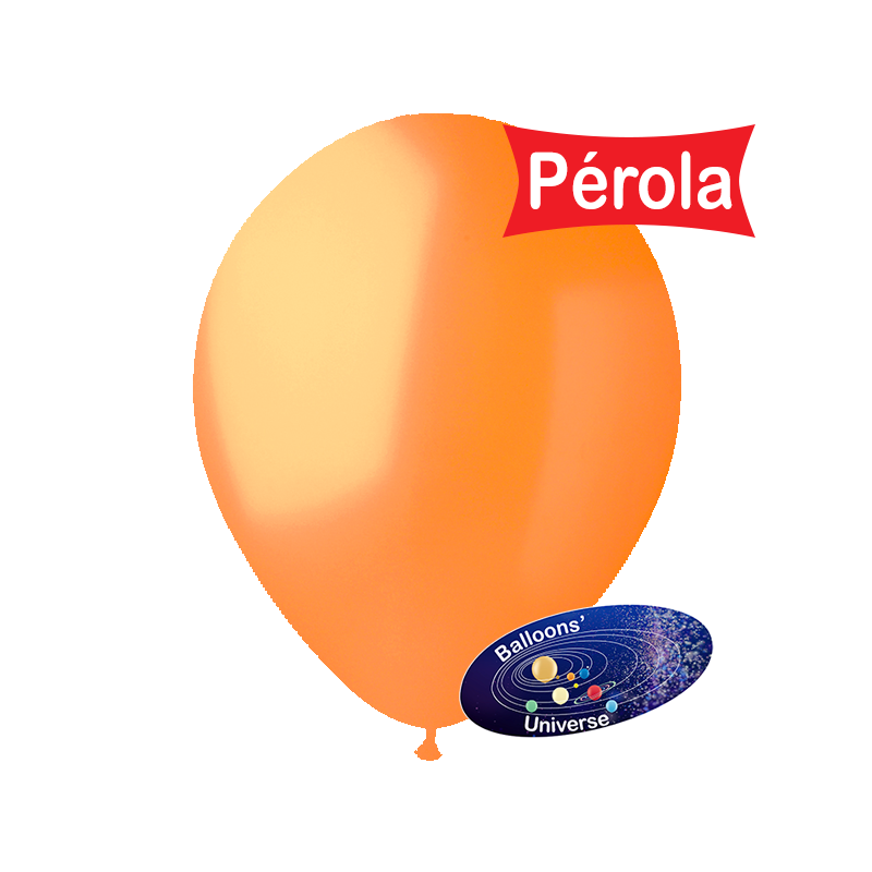 Globo 13cm Naranja Perla