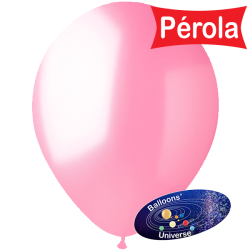 Globo 13cm Perla Rosa