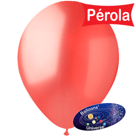 Balão 13cm Vermelho Paixão Pérola