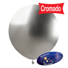 Balão 41cm Prateado Cromado