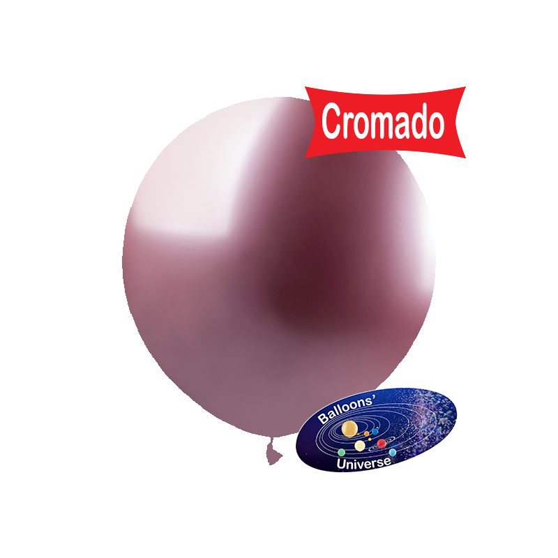 Balão 41cm Rosa Cromado