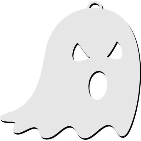 Peso para Balões a Hélio Fantasma 17g – Especial Halloween e Festas Temáticas