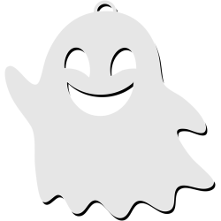 Peso para Balões a Hélio Fantasma 17g – Especial Halloween e Festas Temáticas