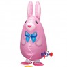 Pink rabbit walking balloon