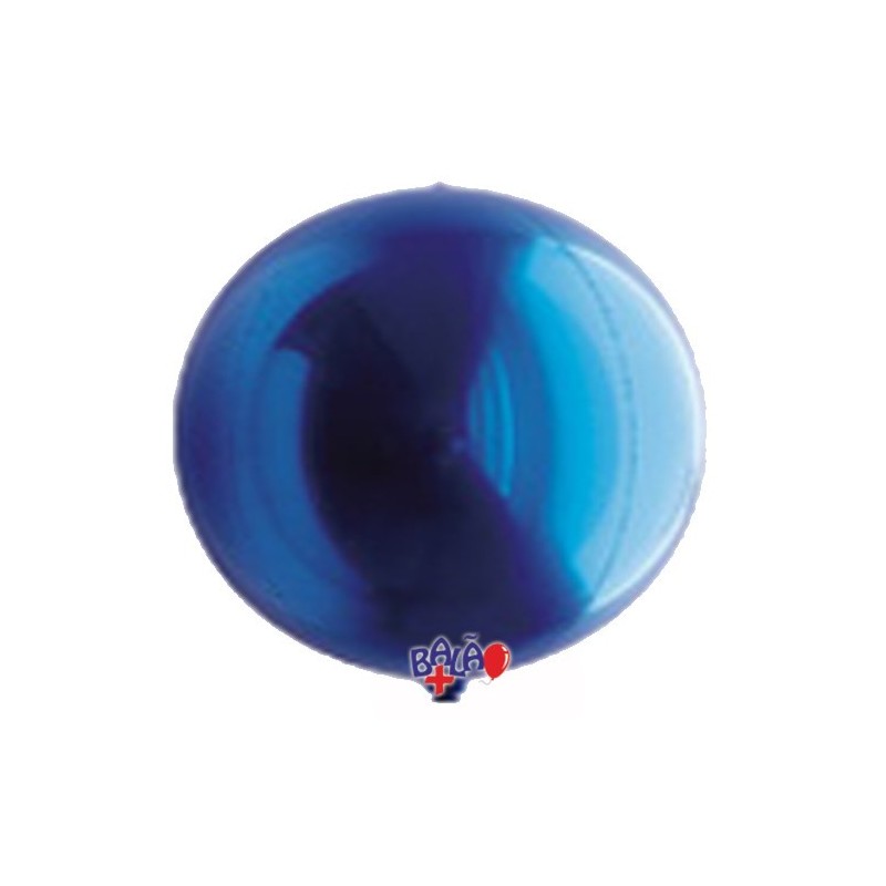 Globo Espejo Azul 16''