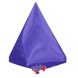 45cm Blue Pyramid Balloon