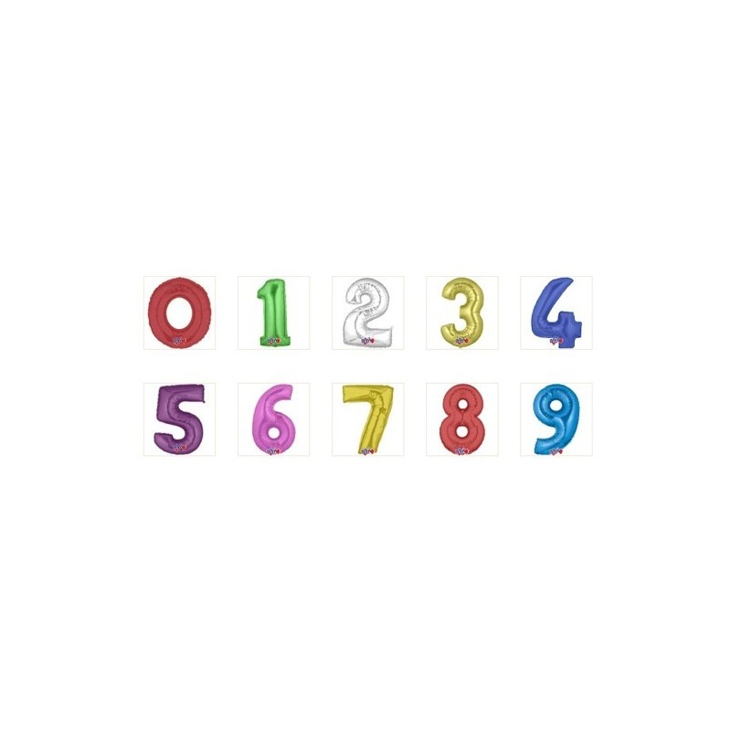 14'' Number Foil Balloon