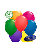 Balões látex redondos de 15 a 41cm de diâmetro.